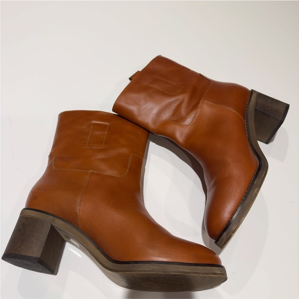 Free People Women's Tabby Bootie in Tusan Tan Cognac - Picture 3 of 7